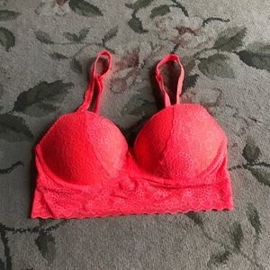 Neon orange vs pink bra